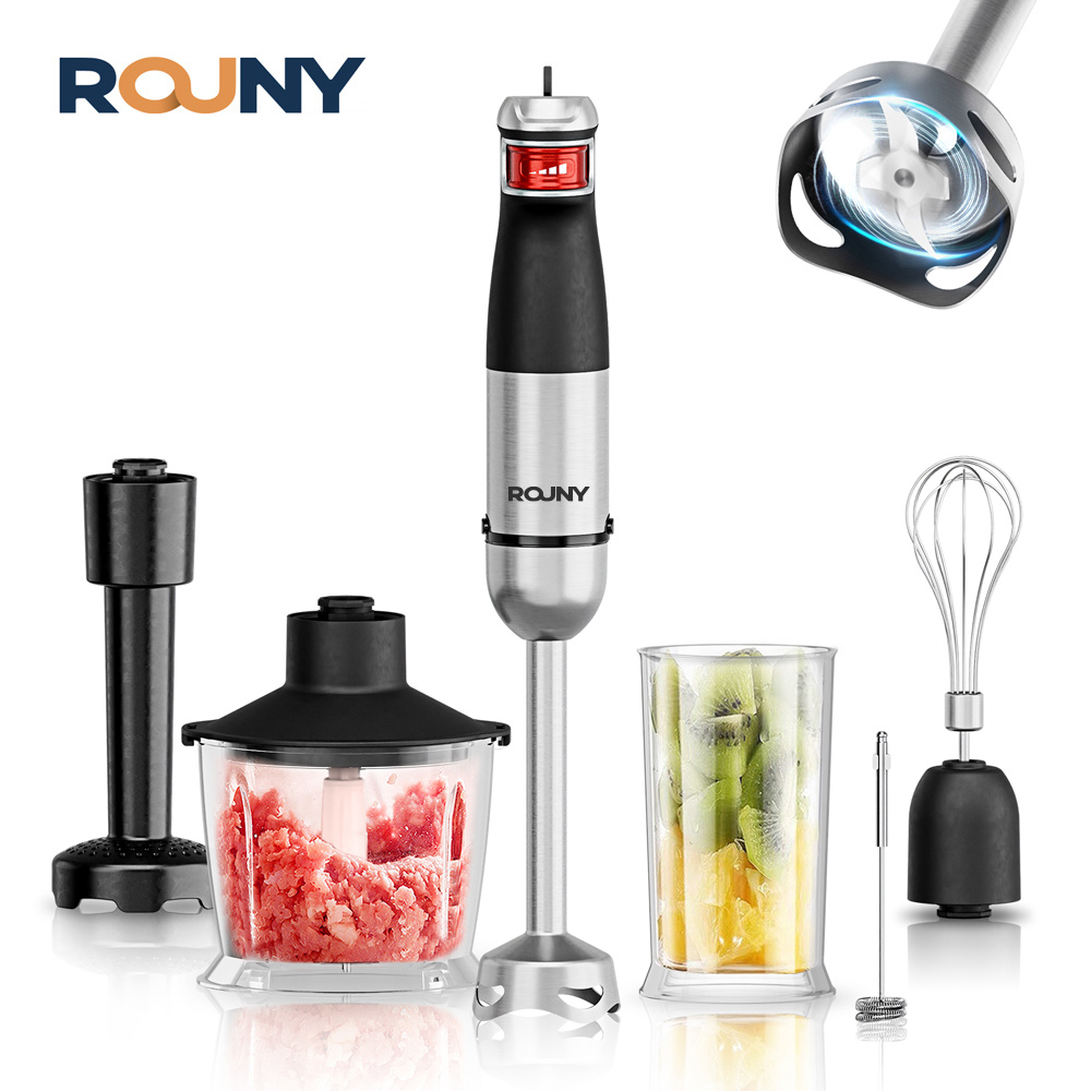 Immersion Hand Blender Set - Liquidificador de Mão Elétrico 6 em
