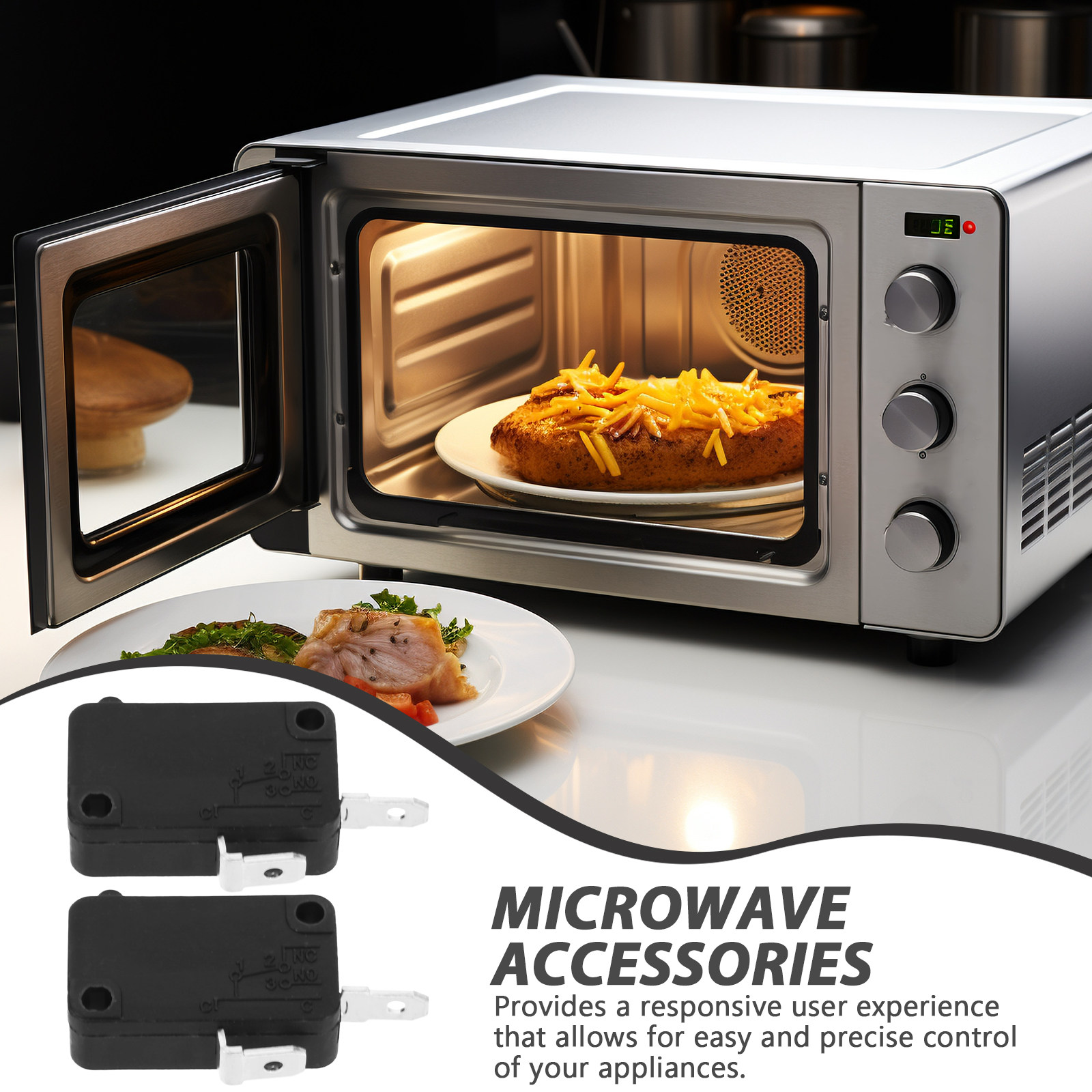 Home Appliances - 2 unidades de microinterruptor de 2