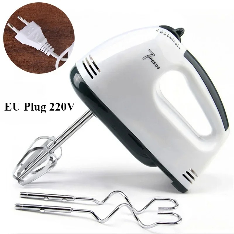 Immersion Hand Blender Set - Liquidificador manual elétrico de 7 velocidades,