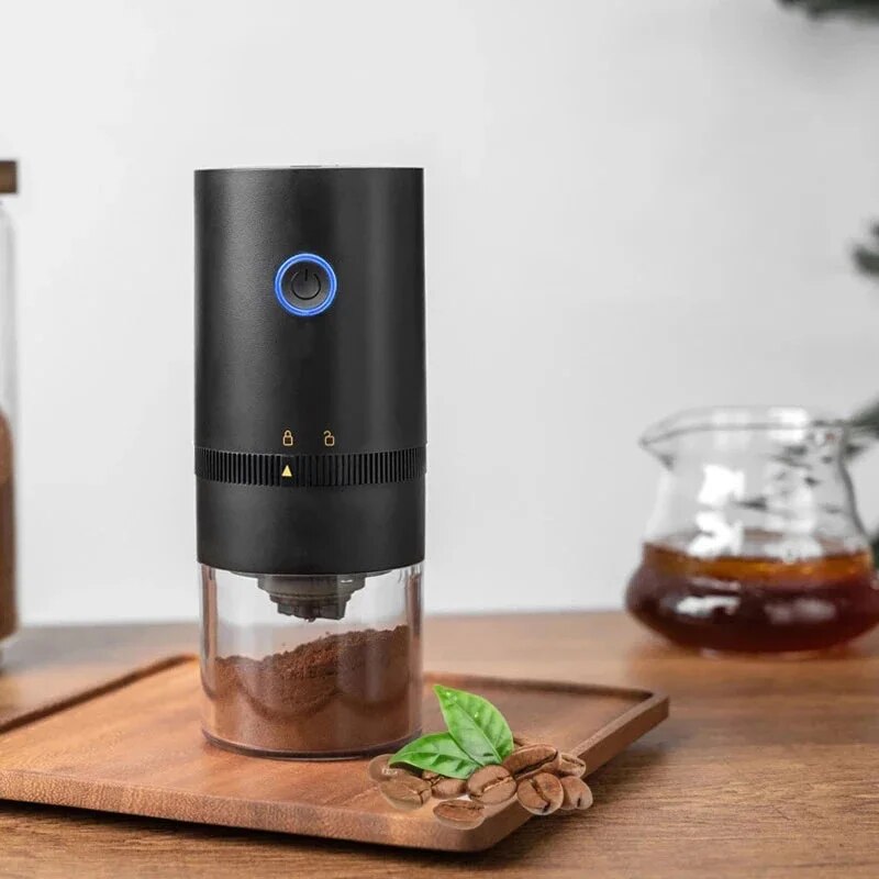 Coffee Bean Grinder Electric - Coleção AliExpress Moedor de café elétrico