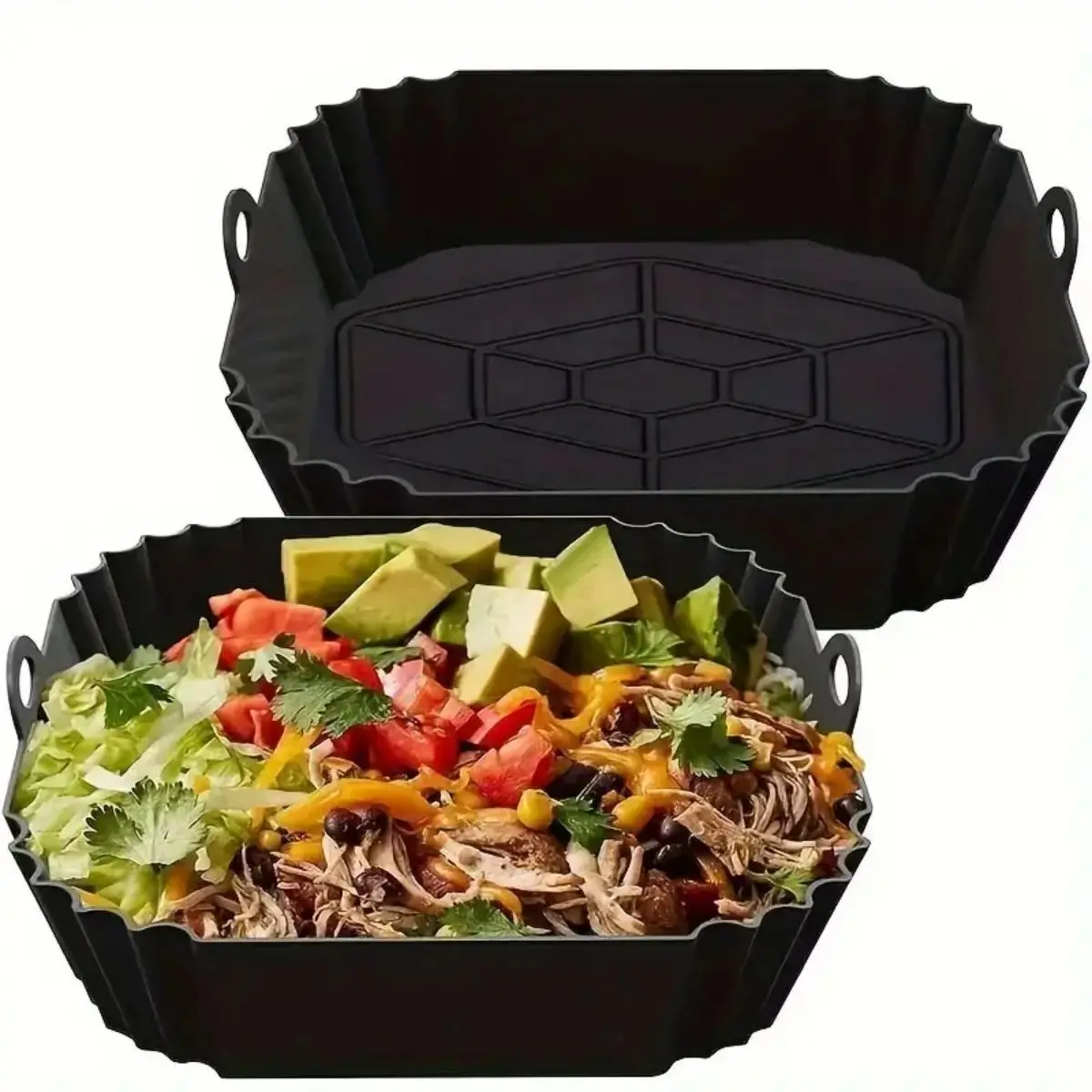 Panela de Silicone Reutilizáve - Air Fryer Silicone Pot Liner avaliação e preço