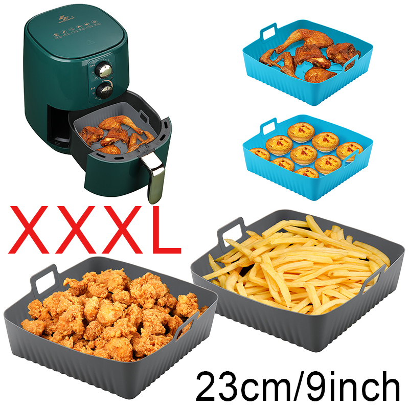 Moldes quadrados grandes dos f - Air Fryer Silicone Pot Liner avaliação e preço