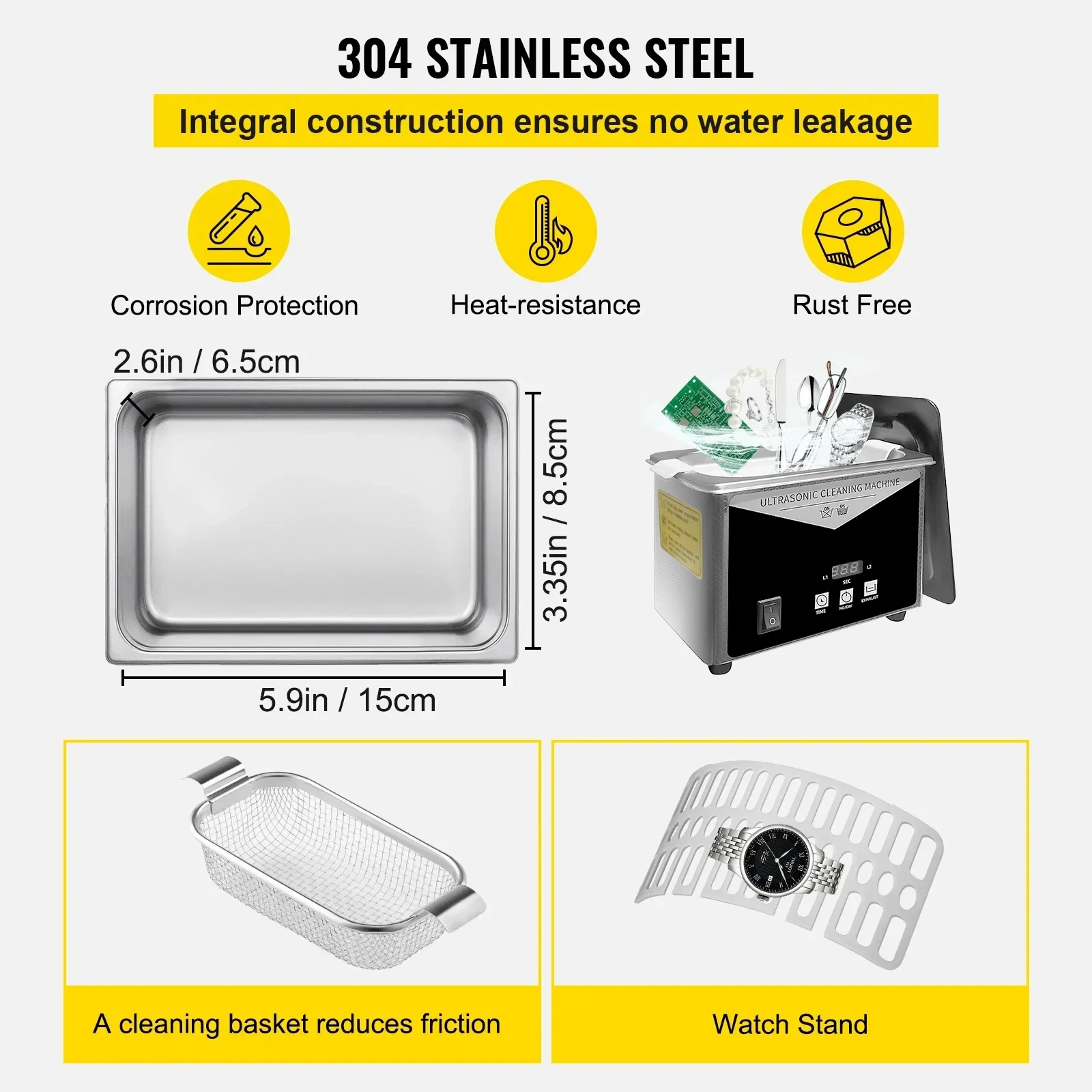 Limpador Ultrassônico SIHAO de - Home Appliances avaliação e preço