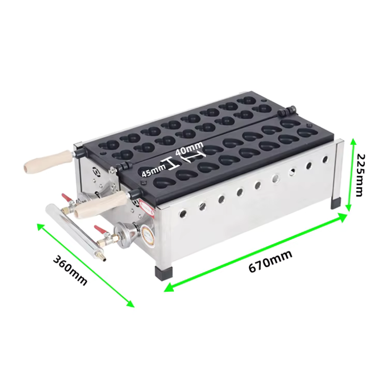 Máquina de Waffle em Forma de  - Mini Waffle Maker Machine avaliação e preço