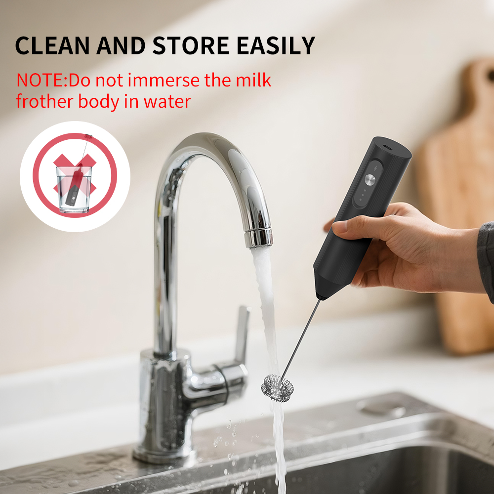 Batedor de Leite Elétrico USB  - Electric Milk Frother Handheld avaliação e preço