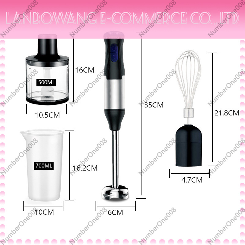 Conjunto de Mixer de Mão 110V  - Immersion Hand Blender Set avaliação e preço