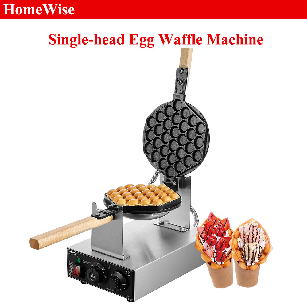 HomeWise comercial ovo bolha w - Mini Waffle Maker Machine avaliação e preço