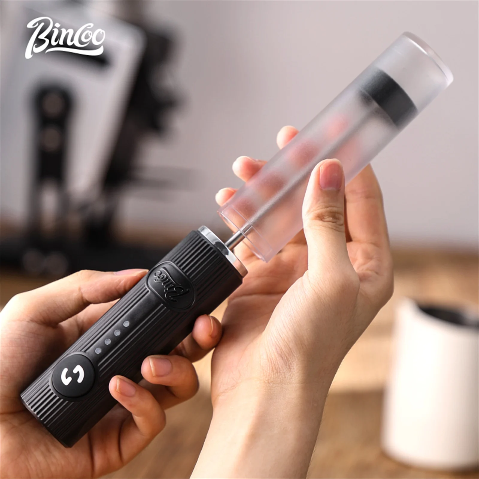 Bincoo novo espumador de leite - Electric Milk Frother Handheld avaliação e preço