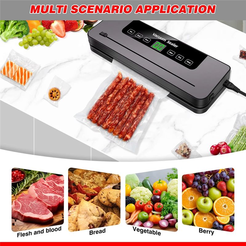 Máquina de selagem a vácuo elé - Food Vacuum Sealer Machine avaliação e preço
