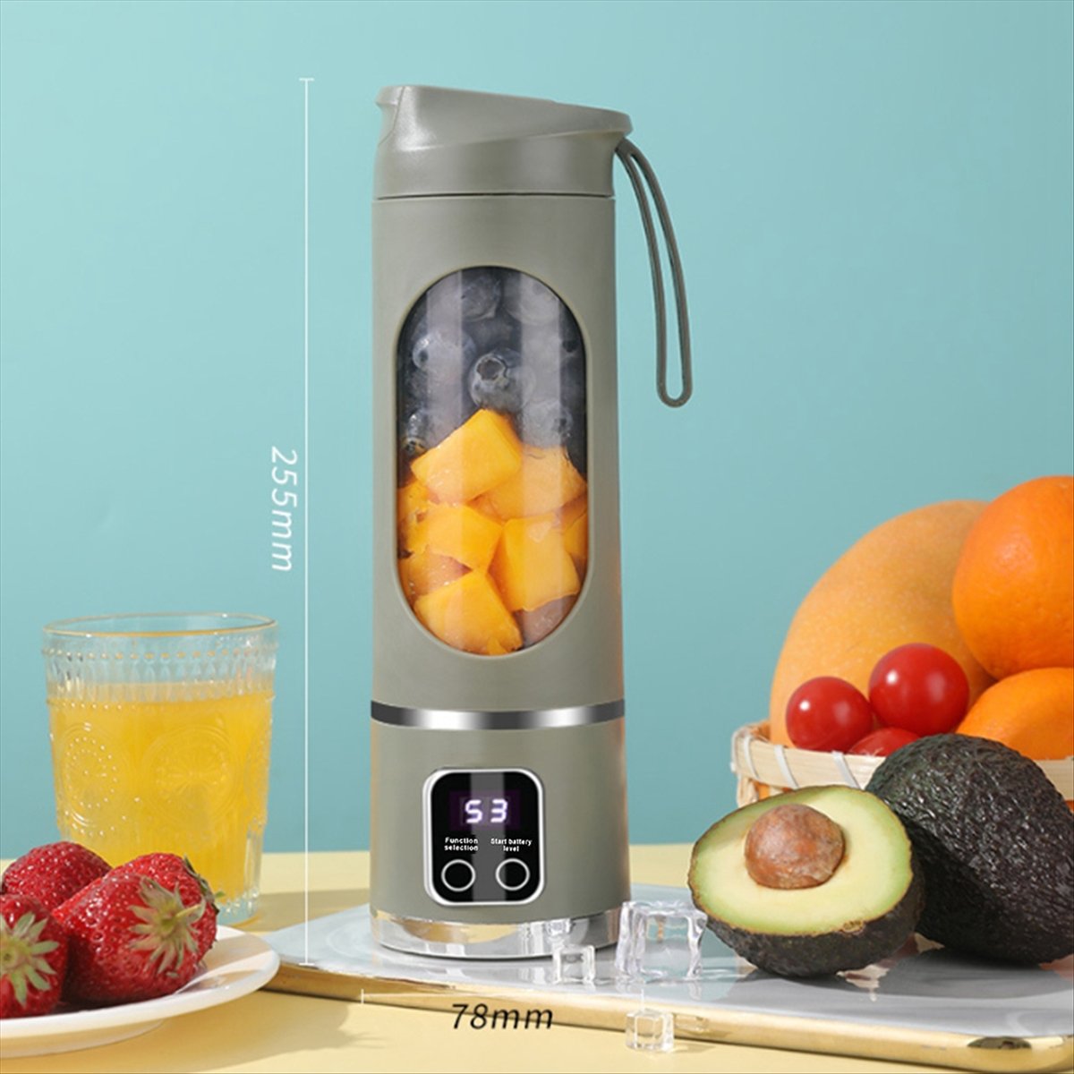 A20M USB recarregável portátil - Portable Blender Usb Rechargeable avaliação e preço