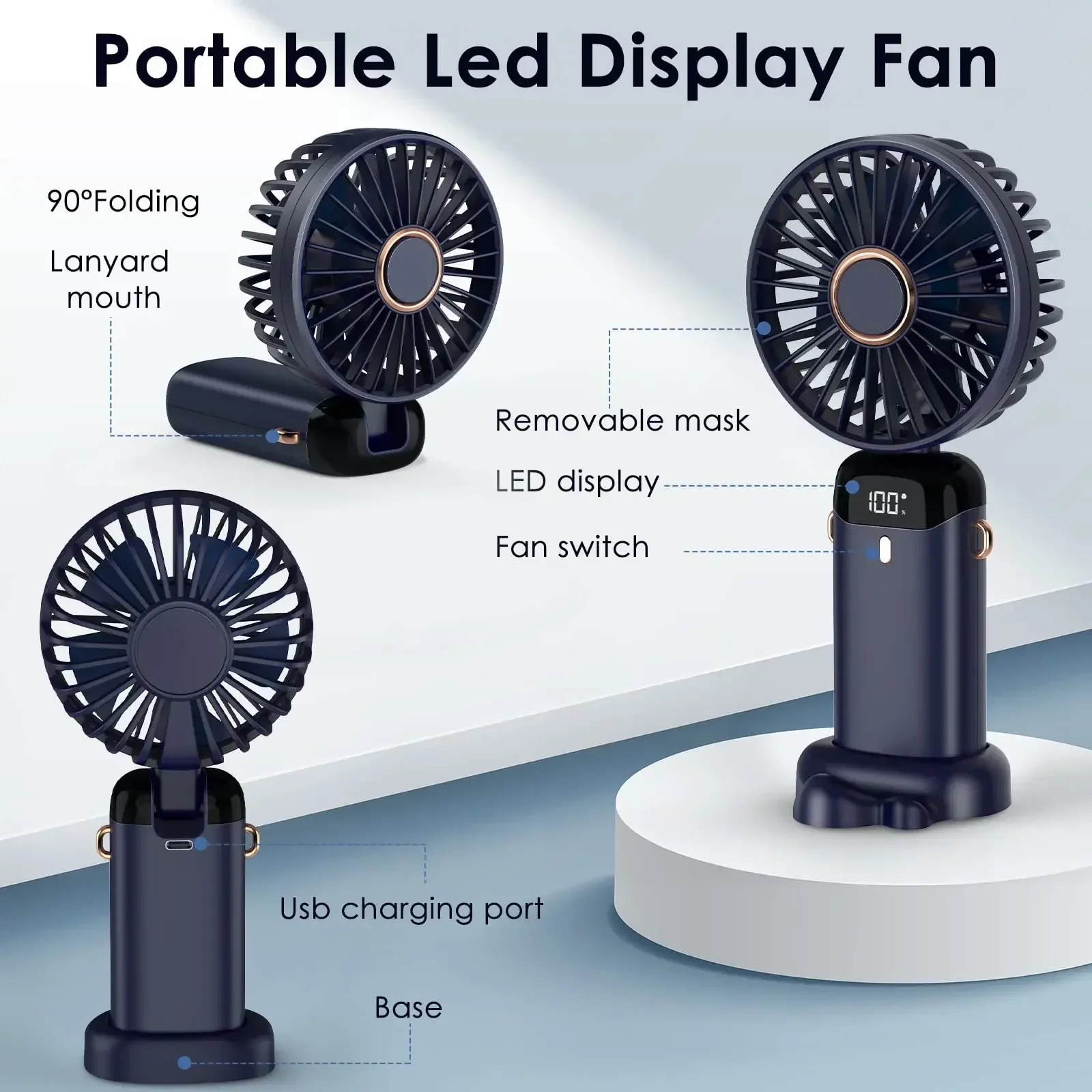 Ventilador Portátil 5000mAh Re - Small Appliances avaliação e preço